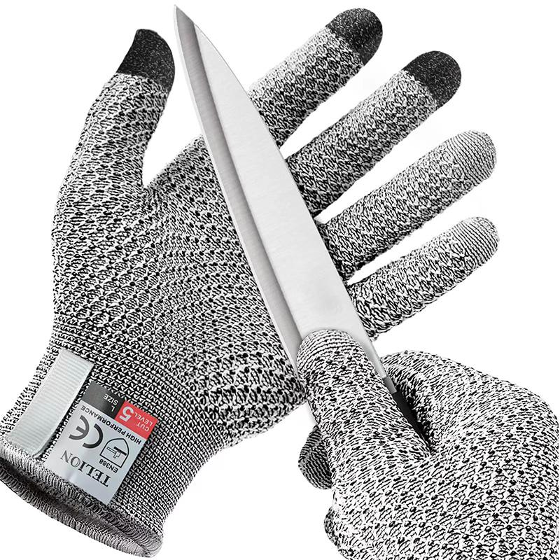 

Grade 5 Anti-cut and Wear-resistant Pineapple Pattern Kitchen Slaughtering and Fish Killing Anti-cut Breathable Gloves M