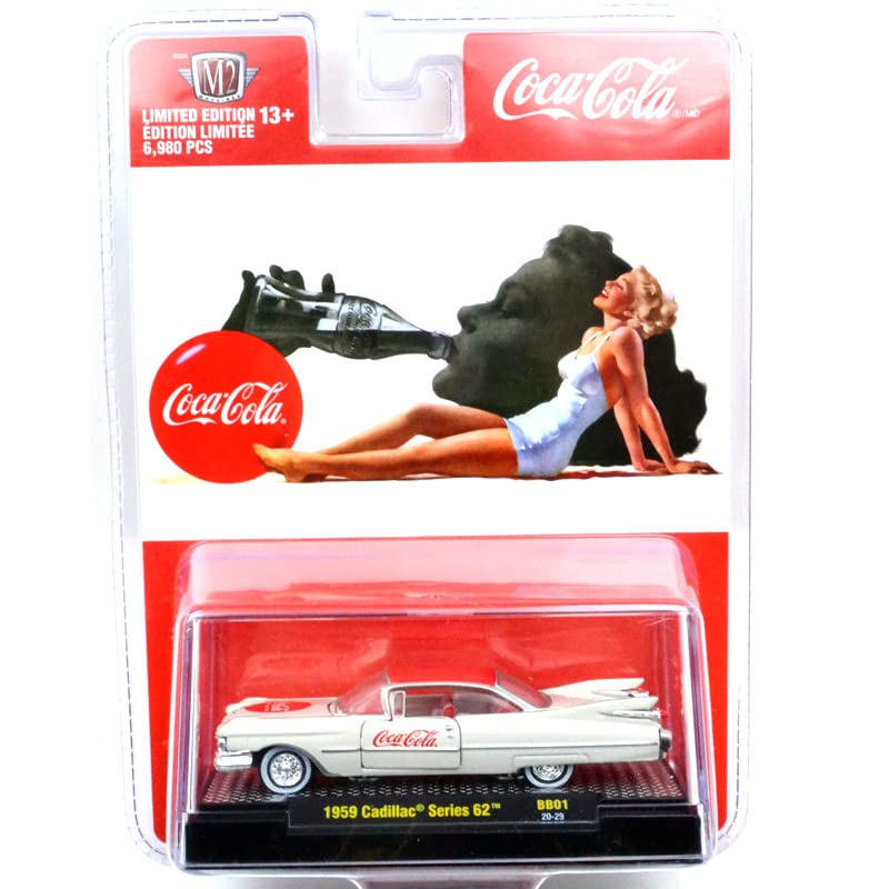 

M2 MACHINES 2020 Ассортимент BB01 1959 Cadillac Series 62 Coca-Cola зелёный