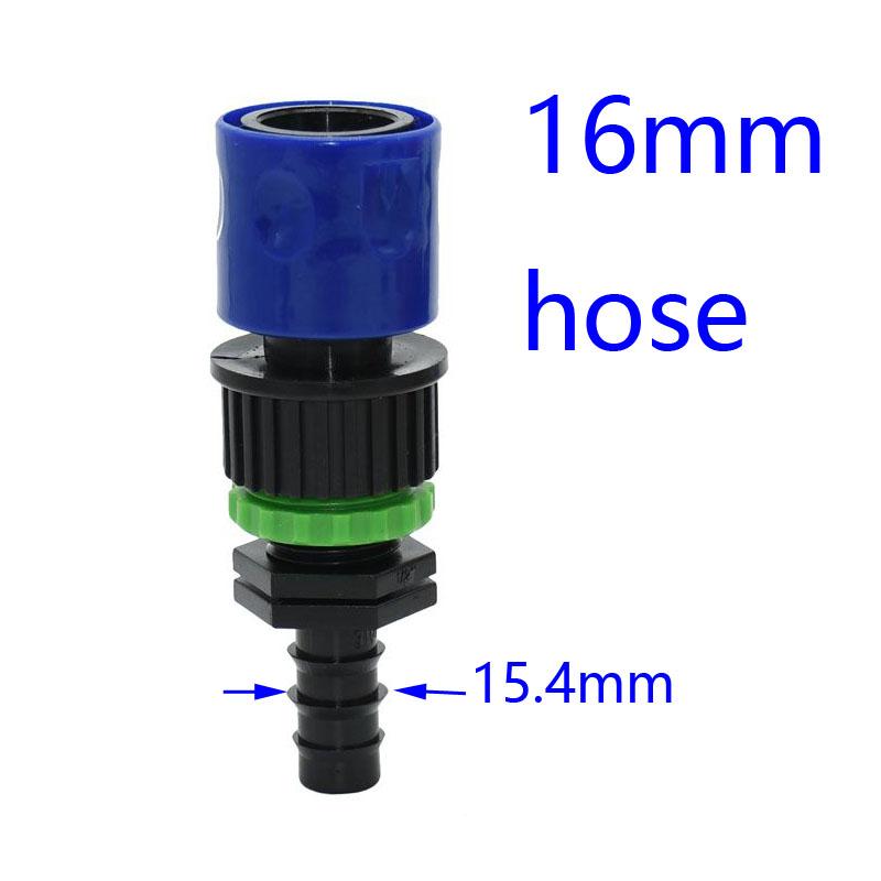

1/2 3/4 garden hose water Quick connector 5/8 garden tap 16mm 20mm 25mm hose Barbed connector adapter 1pcs