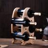 Convenient Wood Wine Storage Holder Stable Wine Bottle Rack 4 Slots Storage Stand Holder for Dining Room Decors