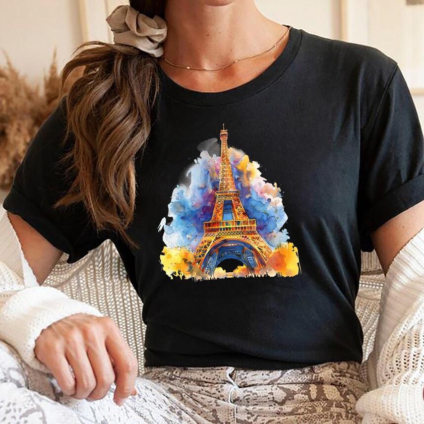 Eiffelturm T-Shirt Französisches T-Shirt Frankreich T-Shirt Paris T-Shirt Paris Geschenk Paris T-Shirt Reise T-Shirt Europa Reise T-Shirt
