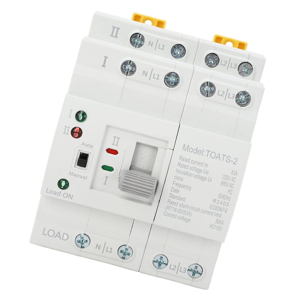 Dual Power Automatic Transfer 4P Generator Transfer Changeover 32A for Control