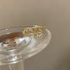 Women's Luxury Diamond Snake Bone Open Ring - Stylish Niche Design, Cool Index Finger Statement Ring
