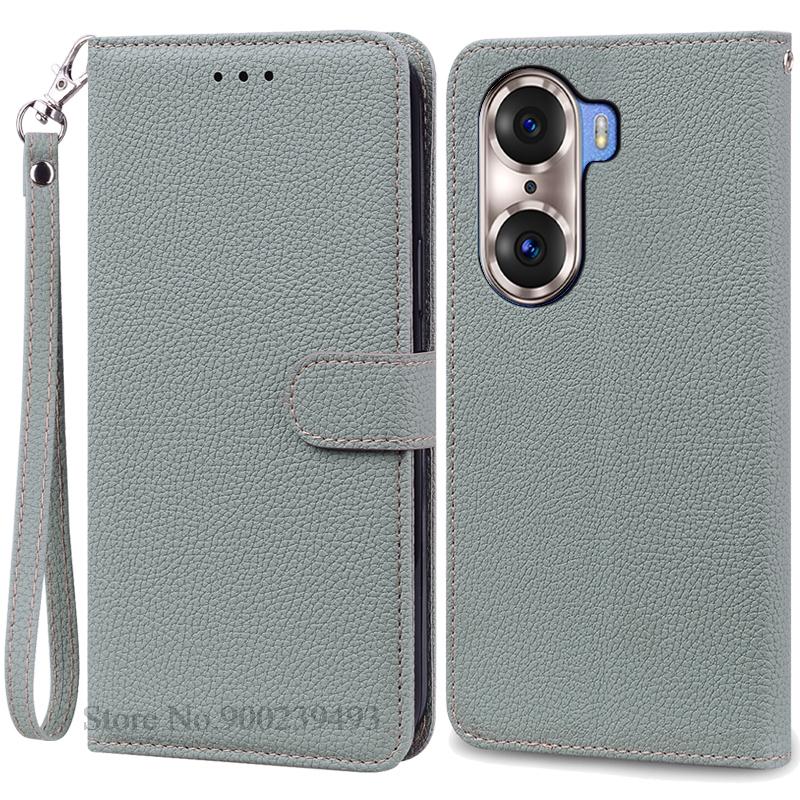 For Honor 60 Pro Case Honor 60 Case Silicone Soft Leather Flip Case For Honor 60 Pro Wallet Cover Phone Fundas Coque