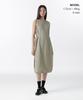 Musinsa Standard Woman Women'S Nylon Cutout Long Dress [Grayish Beige]