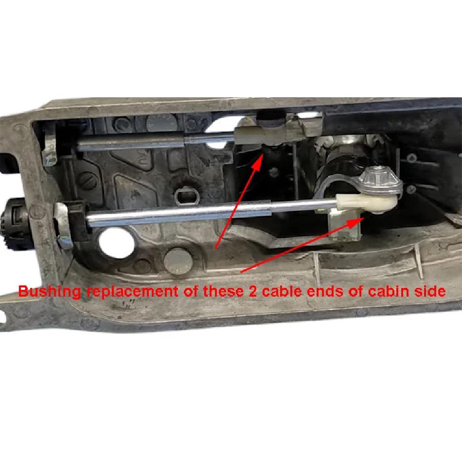 A Set of 4 Pieces Shift Cable End Bushing Saver Repair Kit Side-to-Side and Front-to-Back For VW Golf MK5 MK6 GTI
