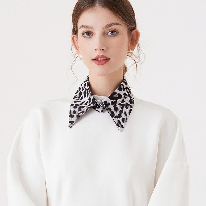 Red Polka Dot Exaggerated Large Collar Sweaters Decorative Fake Collar Detachable Fake Blouse Collar Detachable Shirt Lapel