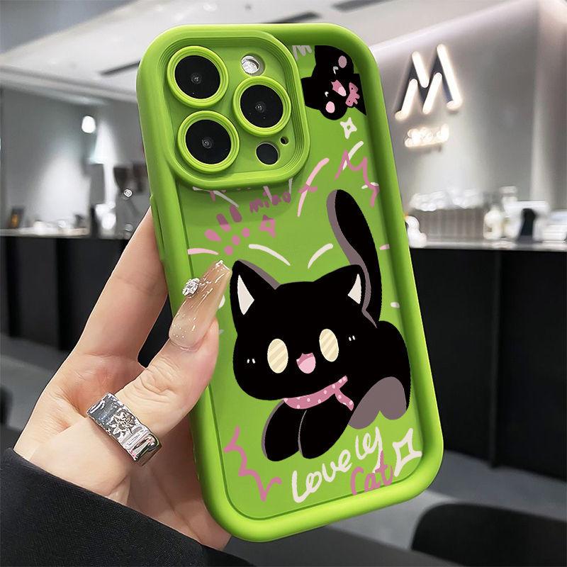 Scare the kitten iPhone17Promax mobile phone case ladder is suitable for Apple 16promax all-inclusive Tianyan 14 sets.