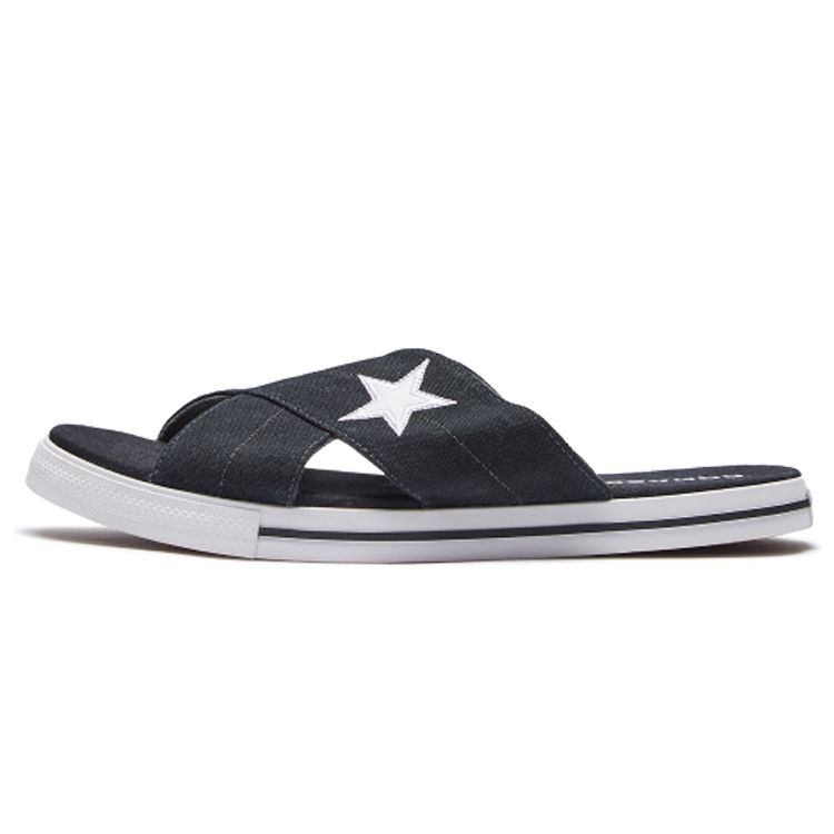 

Кроссовки Converse One Star Slide черные женские белые 565527C
