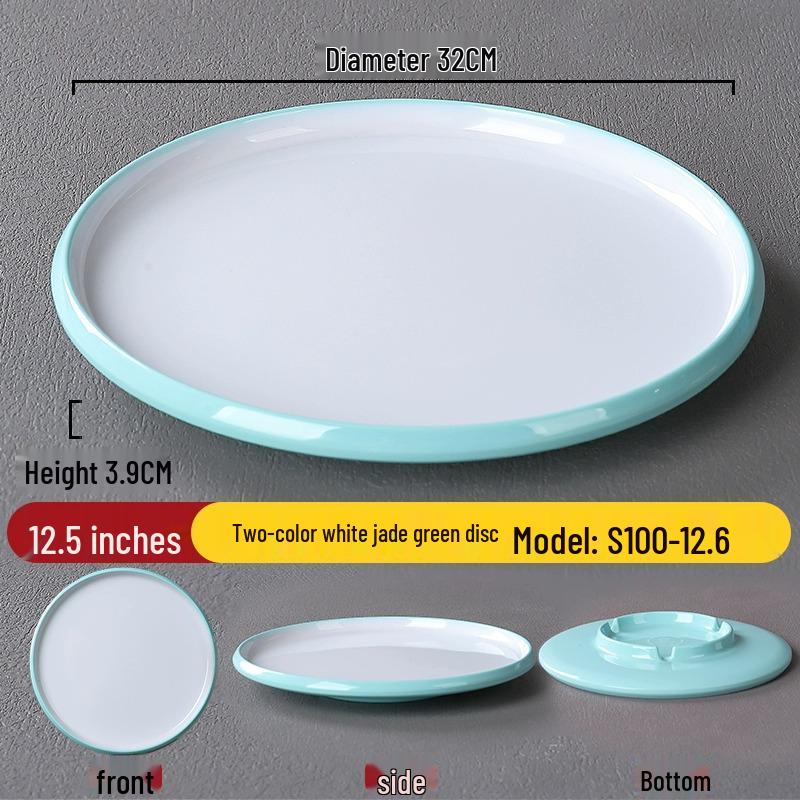 Melamine Nordic Style Cold Dish & Stir-fry Plate for Restaurants and Hotels