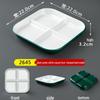 Melamine Sectioned Canteen Tray