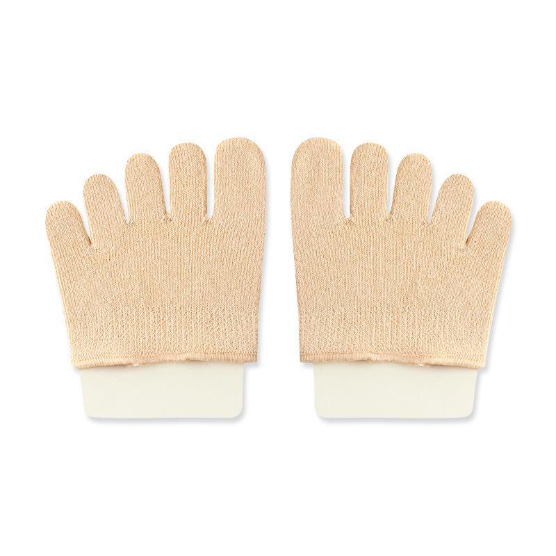 

Женские весенние и летние носки-лодочки из хлопка с нескользящей подошвой и полупальцами — невидимые, тонкие, закрывающие переднюю часть стопы full toe, One size (36-39)