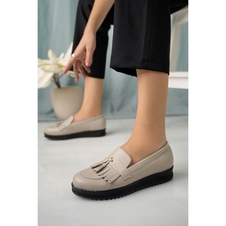 Women's Genuine Leather Casual Shoes Loafers