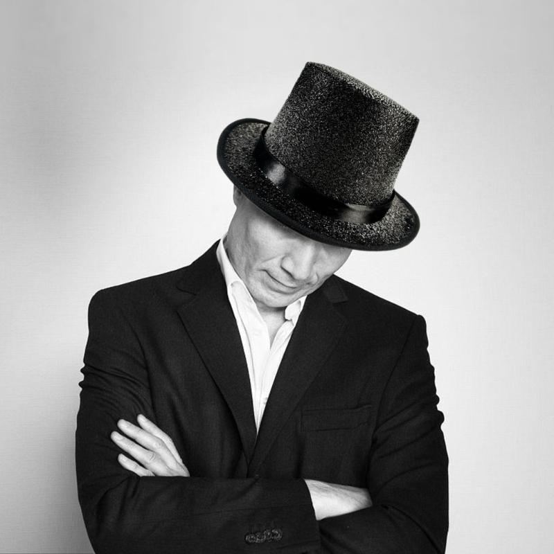 Bright Color Magicians Hat for Women Men with Belt Tall Hat Adult Theme Party Costume Hat Stage Performers Hat