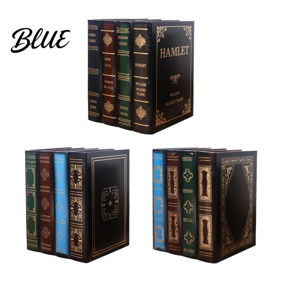 Small Item Storage Box Fake Book Decoration Ornaments Flip-Top Hollow Design