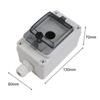 Outdoor Waterproof Control Button Box with IP66 Rating Single Hole Enclosure and Leak Proof Switch Cover for Industrial Use