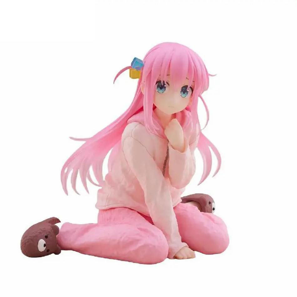 Anime Bocchi The Rock! Animated Version Coreful Doll Gotoh Hitori Loungewear Model Toy Gift Action Figure PVC Doll