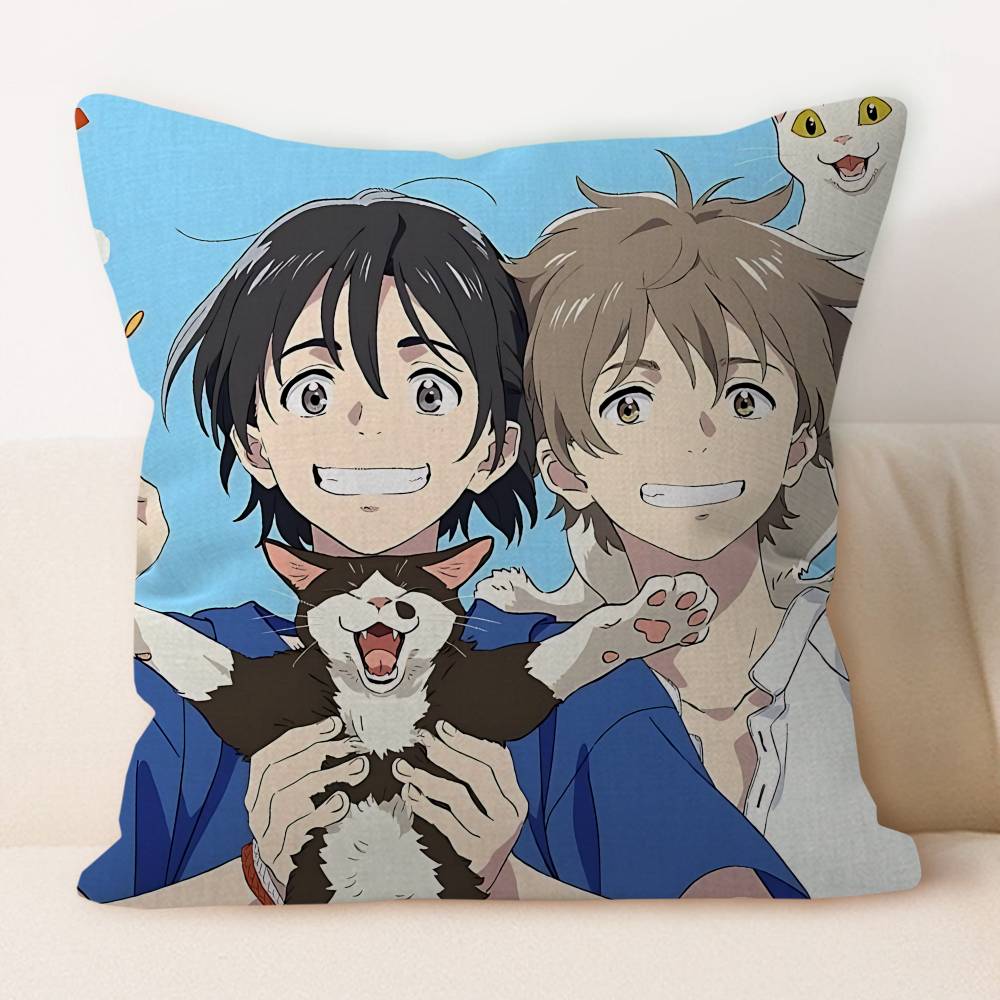 Anime U-Umibe No E-Etranger Pillow Cover Sofa Cushion Cover Home Room Decoration Children Gift