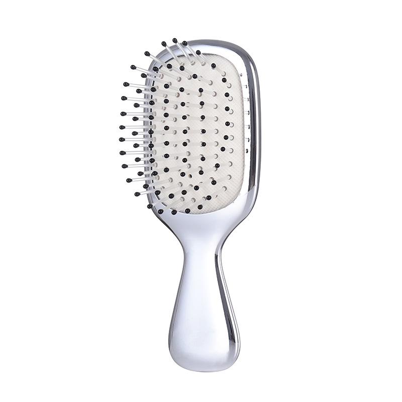 

Перламутровая мини-расческа-подушка для женщин - Портативная, гладкая, массажная расческа 15x6x3 cm