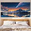 Landscape Background Cloth Ins Tapestry Living Room Bedroom Decoration Personalized Minimalist Style Tapestry Decoration