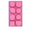 Pink Silicone Baking Mold Diverse Shapes for Creative Baking Chocolates Small Cakes Fondants High-Quality and Versatile
