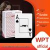 WPT Texas Hold'em High-Grade Plastic Playing Cards, Waterproof & Anti-Fold, Double-Sided Frosted, Full Box.