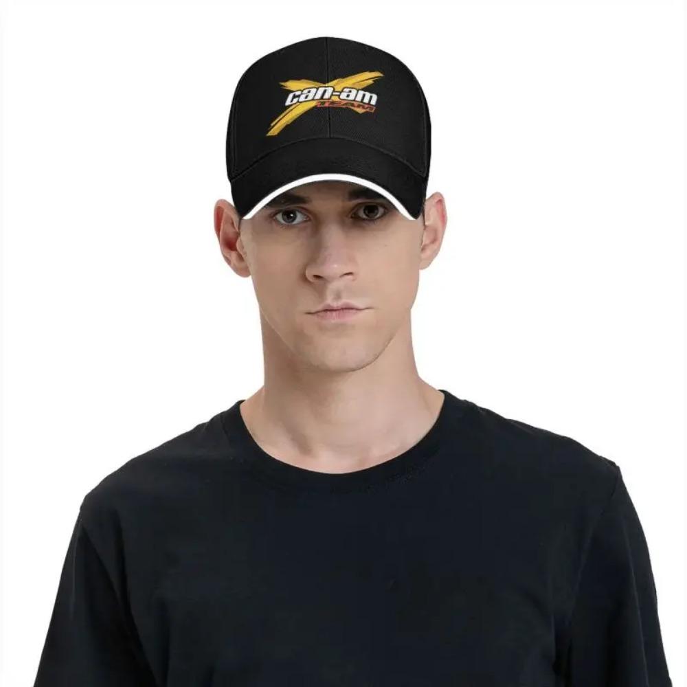 Cappellino da Baseball con Stampa Logo BRP Can Am Personalizzato Cappelli Sandwich Casual Estivi per Uomo Donna Sport all'Aperto Cappello con Visiera Parasole Regolabile