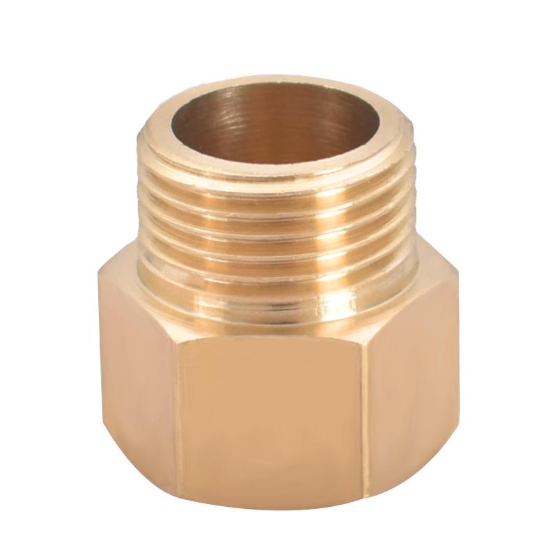 All-Copper Multi-Diameter Extension Connector: 1-6 Min, 1-Inch, Threaded for Water & Gas Pipes