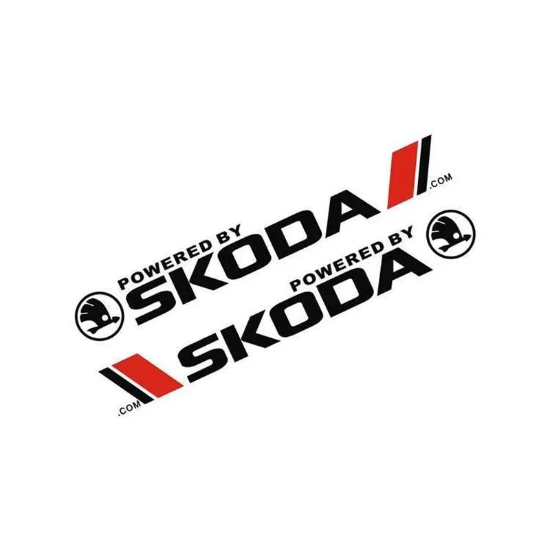 Car Sticker Car Body Decor Decals Car Door Side Stripes Stickers For Skoda Octavia A5 A7 RS Fabia Superb   NL6