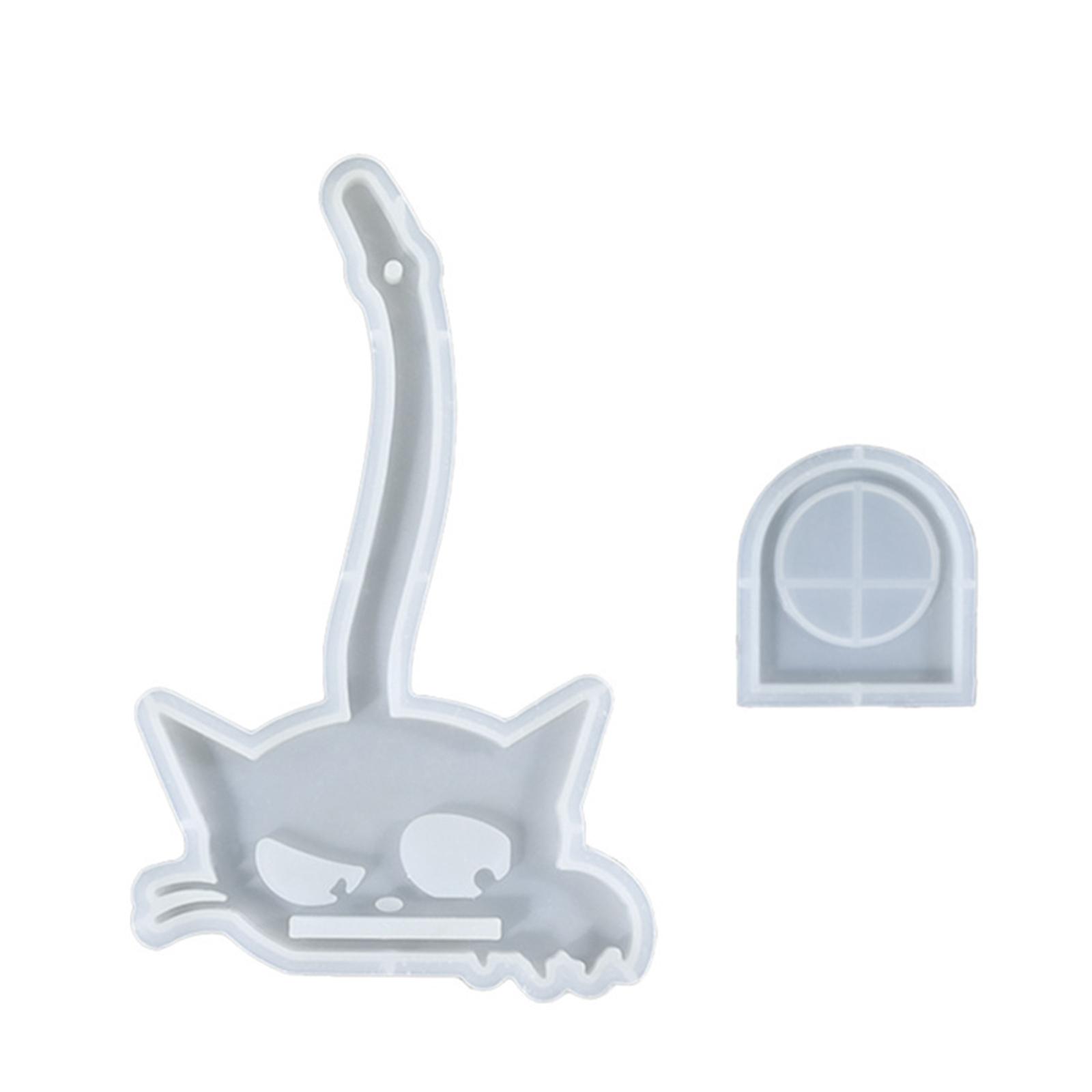 

Kitten Animal Silicone Candlestick Molds with Hole Round Silicone Tealight Stand Mold for Tealight Holder Wall Ornament 2