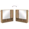 Bathroom Furniture Set 3 Pcs Artisan Oak 61 X 35 X 64 Cm