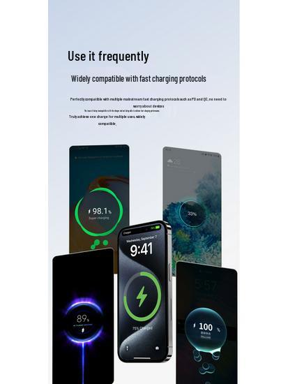 180W GaN Multi-Port Fast Charger with USB PD for Apple Devices