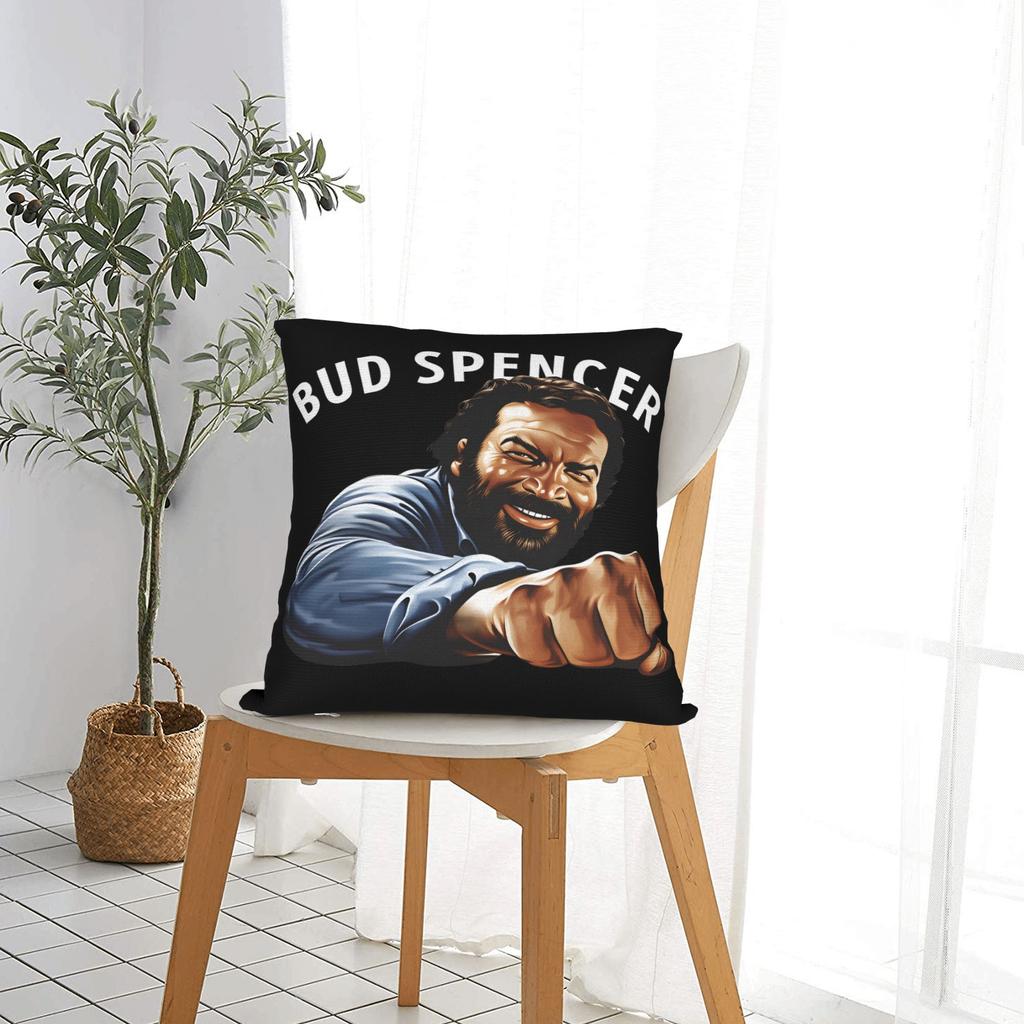 Federa per Cuscino Attore Italiano Bud Spencer Federa alla Moda per Divano Decorazione Casa Federe Regalo di Compleanno