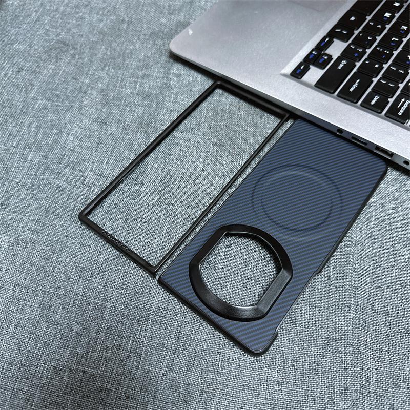 For Huawei Mate X7 Case Hard Carbon Fiber Magnetic Wireless Charging Slim Protect Phone Cover For Mate X7 X 7 Shell Bumper Funda