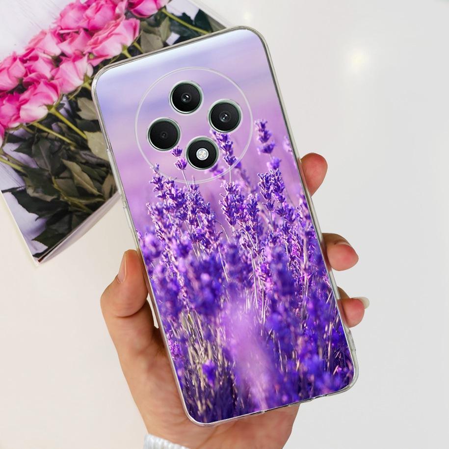 For Oppo Reno12 F Case CPH2637 Shockproof Cover Cute Cat Cartoon Soft Slim Clear Phone Cases For OPPO Reno 12F 4G CPH2687 Fundas