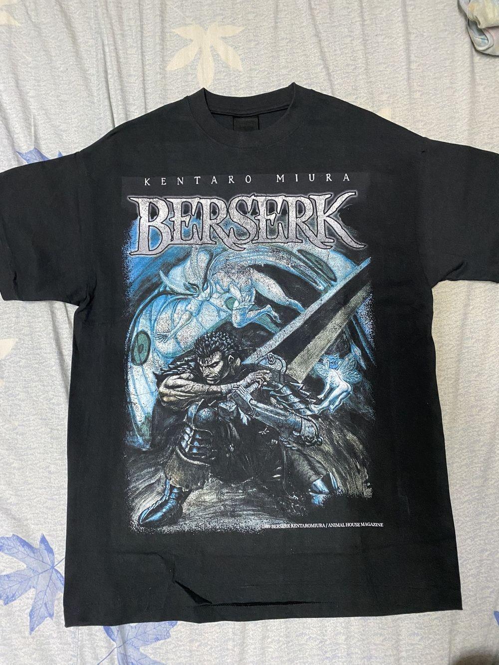 Berserk Anime Manga Retro Style Black Cotton Tshirt Unisex S-5XL WA1738 XXXL