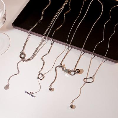 Zarif Çoklu Tarz Dekoratif Örgü Kazak Zinciri