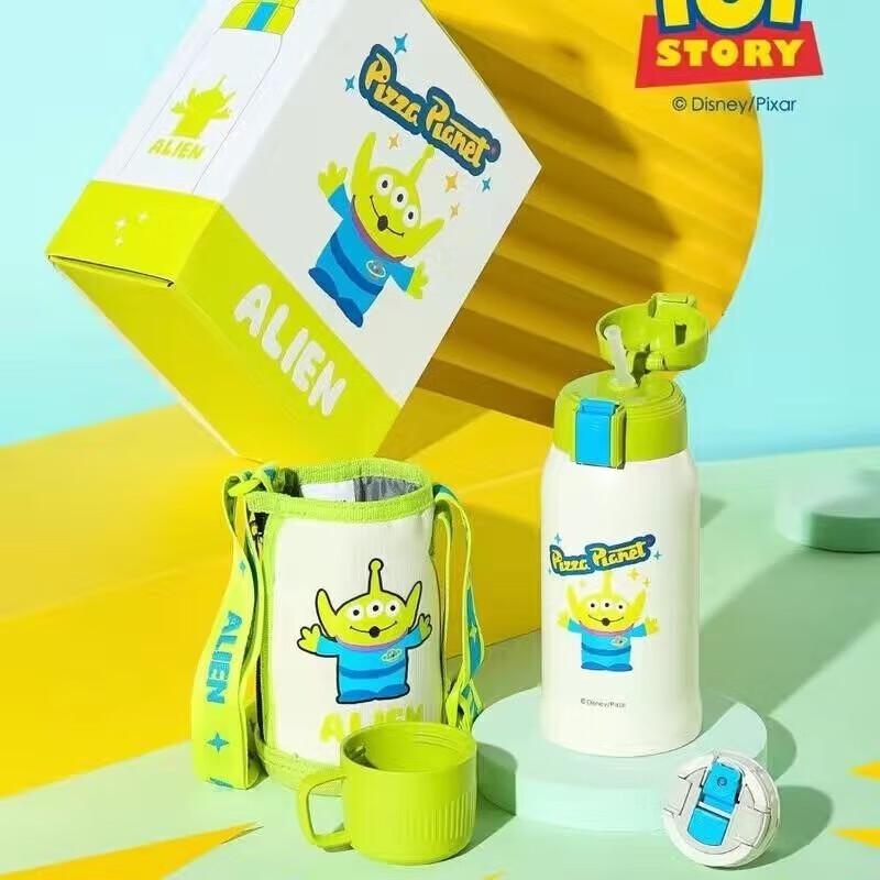 BEDDYBEAR Three-Eyed Alien 3D Retro Stainless Steel Kids Straw Cup