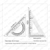 Schode Engineering Drawing Set Squares and Protractors