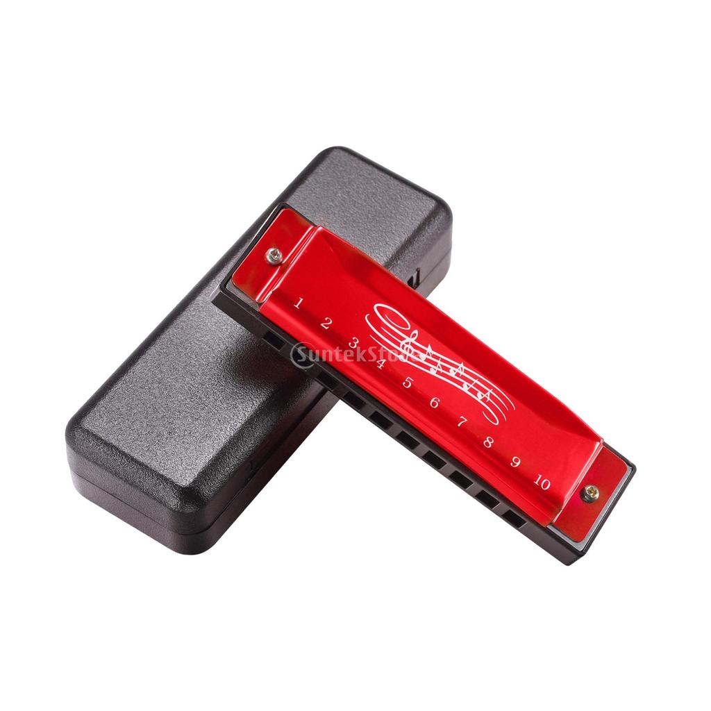 10 holes Harmonica Mouth Organ 20 Tone Practical Musical Instrument play Harmonica for Stage Party Activity Beginner toddlers