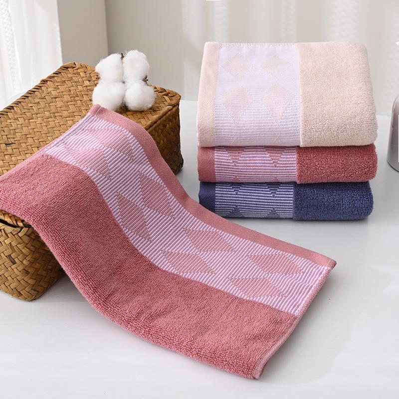 Soft, Thick Pure Cotton Face Towels - Absorbent and Gentle for Adults