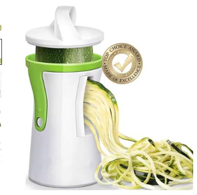LMETJMA Hochleistungs-Spiralschneider, Gemüseschneider, Gemüse-Spiralschneider, Zucchini-Nudel-Spaghetti-Maker, KC0335