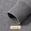Futing Men's 100% Merino Wool Round Neck Sweater