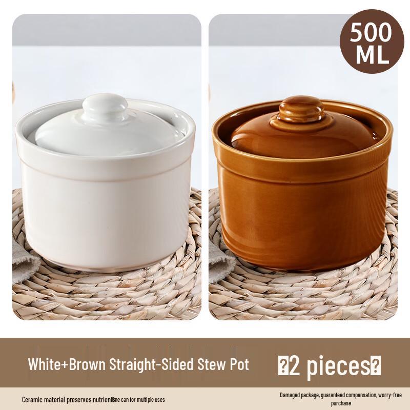 Zhaoran Ceramic Double Boiler Stew Pot