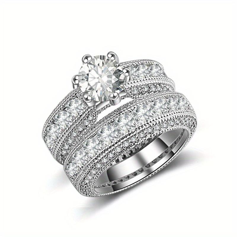 

Multi-layer diamond ring set. Luxurious shine for Valentine’s and anniversaries—symbolizes romantic commitment. No. 11