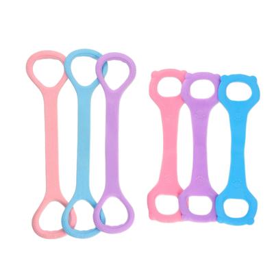 Fascia di Resistenza Yoga a Forma di 8 per Apertura Spalle & Stretching Schiena - Fascia Elastica Fitness per Casa