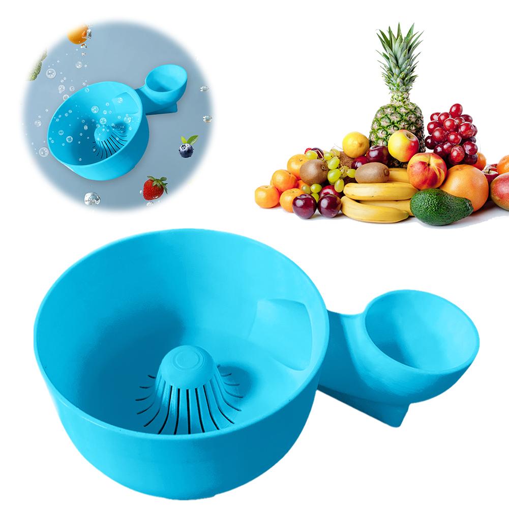 Portable Fruit Wash Bowl Vegetable Washer Fruit and Vegetable Washing Basket Fruit Drainer Basket for Home Kitchen Tools