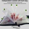 Waterproof Bait Bag Oxford Bait Wallet PVC Inner Bag Partition Fishing Bait Container Fishing Bait Sorting Bag