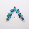 2018 New Charm 105MM Acrylic Chain DIY Garment sewing accessories Metal Crystal Rhinestone bikini Connectors buckle