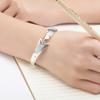 Neue Kreative Mode Persönlichkeit Glück Glück Transfer Drachen Armbänder 925 Silber Schmuck Fisch Armreifen TYB110